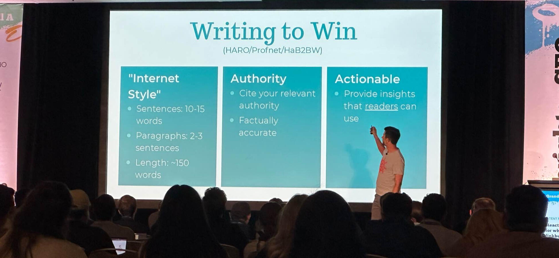 Speaking at brightonSEO