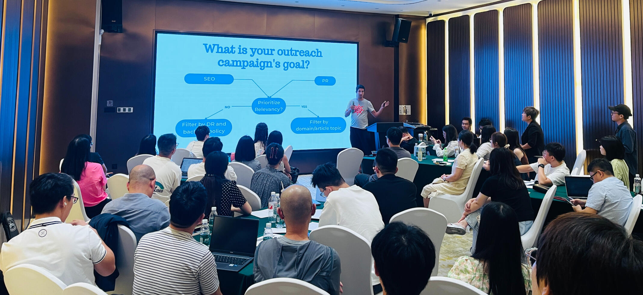 Speaking in Shenzhen